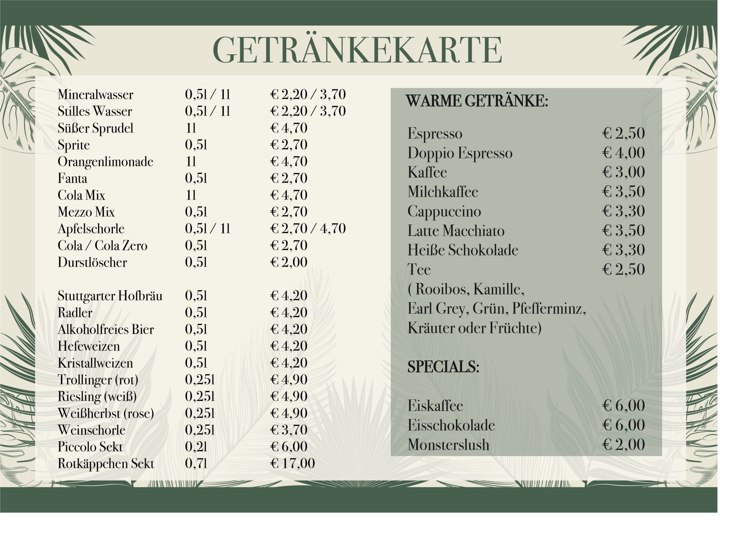 getränke